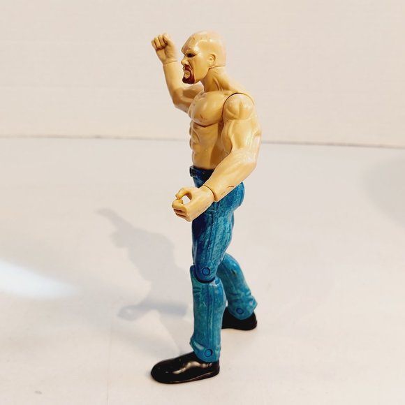 Vtg WWE Action Figure Stone Cold Steve Austin 7" Jakks Pacific Titan Tron Live - Picture 2 of 5
